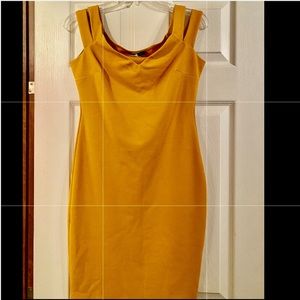 Mustard - yellow Dress